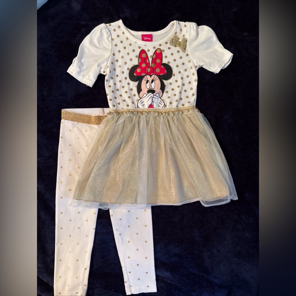 Disney 3T Minnie Mouse 2 piece outfit